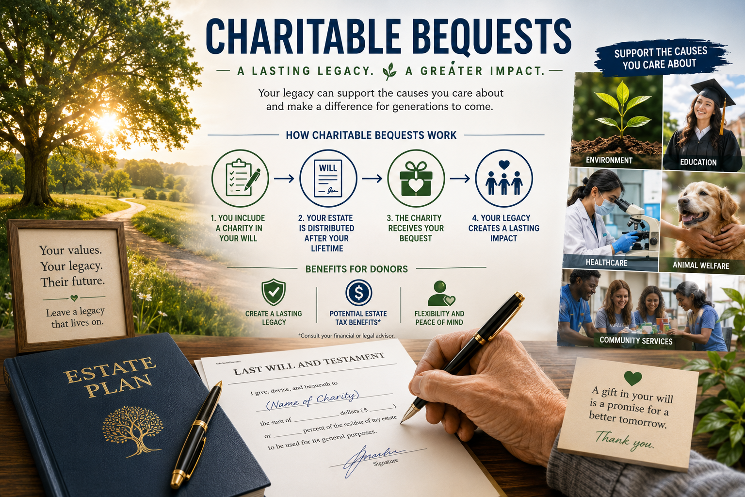 Charitable Bequests Explained: Benefits for Donors and Nonprofits