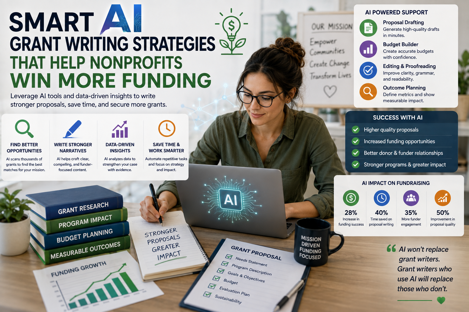 Smart AI Grant Writing Strategies That Help Nonprofits Win More Funding